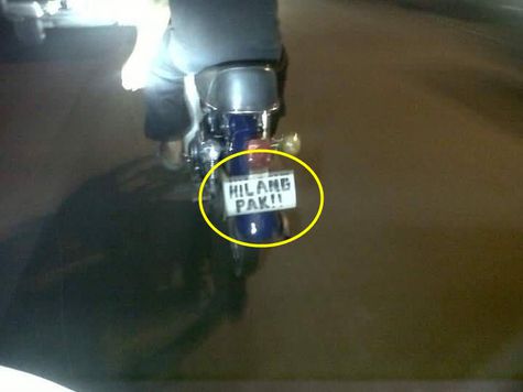 Pengendara Punya Caranya Sendiri Hindari Tilang Polisi